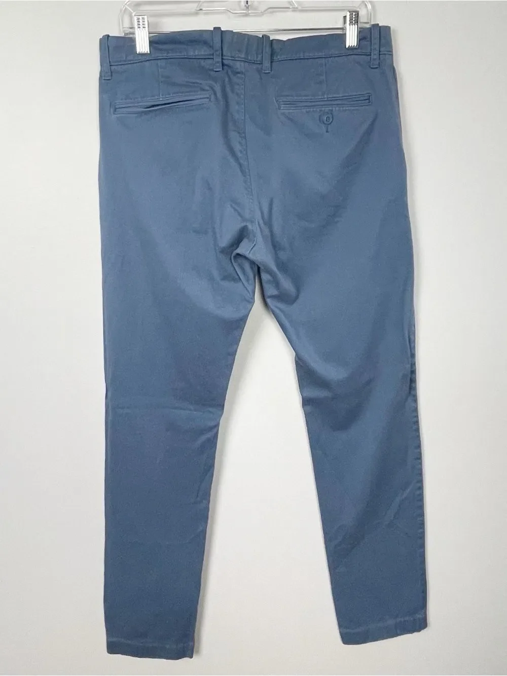 J. Crew Stretch Chino Pants Men’s 32x34 Blue Slim Straight Preppy Casual
